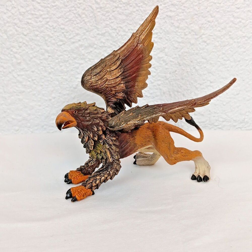 2-Griffin Mythical Realms Figures Safari Ltd Hard Plastic Winged